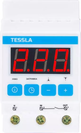 Реле напряжения TESSLA D32 32A