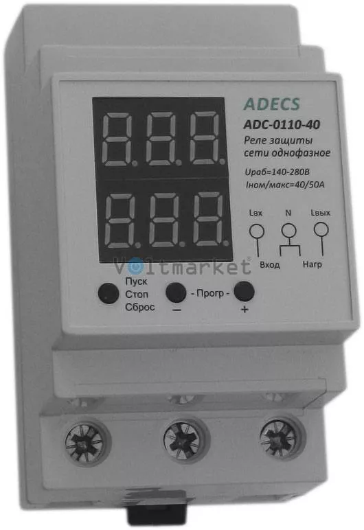 реле напряжения ADECS ADC-0110-40