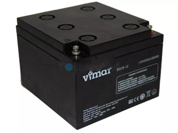 Аккумуляторная батарея VIMAR BG25-12