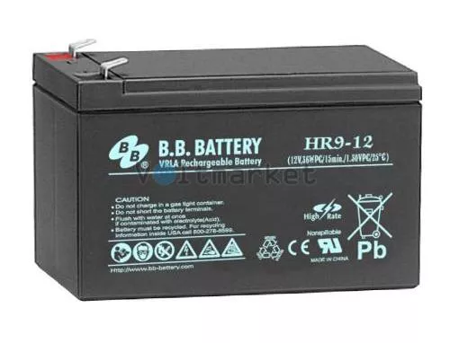 Гелевый аккумулятор B.B Battery HR9-12FR