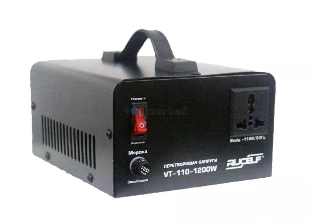 Преобразователь напряжения 220В в 110В Rucelf VT110-1200w