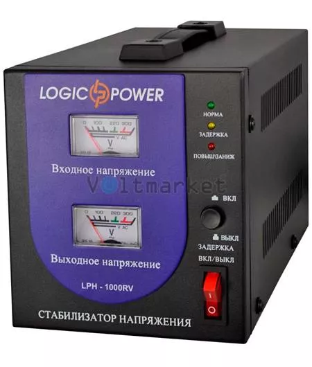 Релейные однофазные стабилизаторы напряжения LOGICPOWER LPH-1000RV