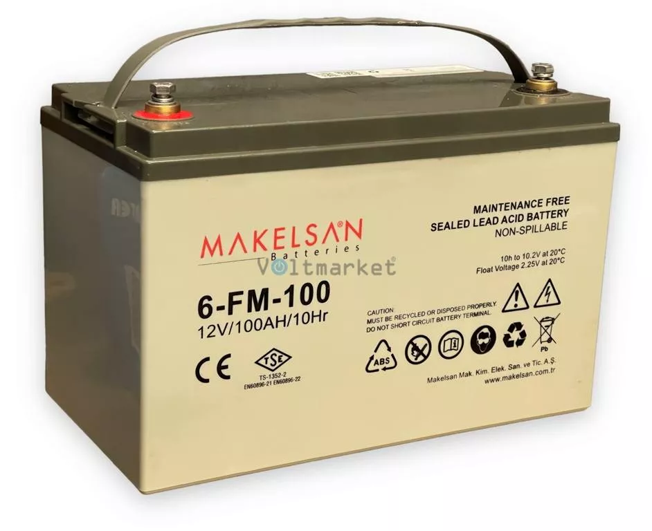 Аккумуляторная батарея MAKELSAN 6-FM-100 12V 100AH