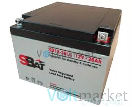 Аккумуляторные свинцово-кислотные батареи StraBat SB 12-26LL