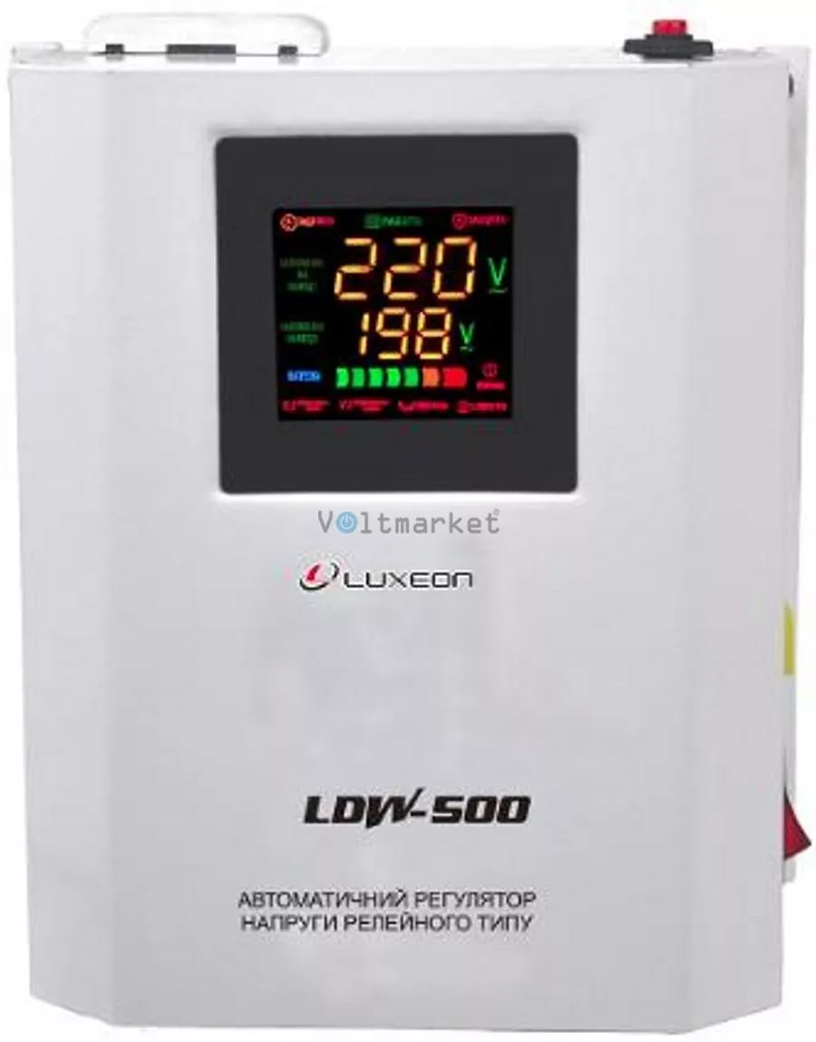 Релейный стабилизатор напряжения Luxeon LDW-500 white
