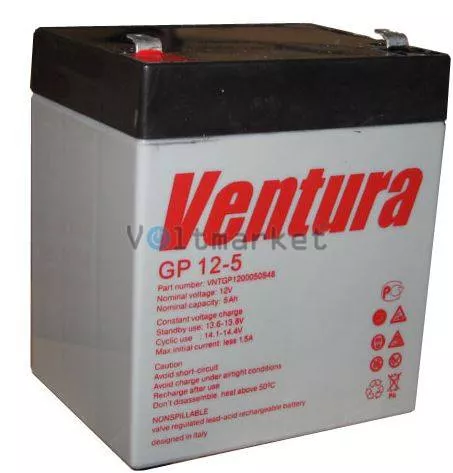 Гелевый аккумулятор Ventura GP 12-5