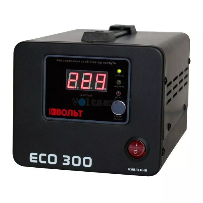 Стабилизатор напряжения Вольт ECO-300 black